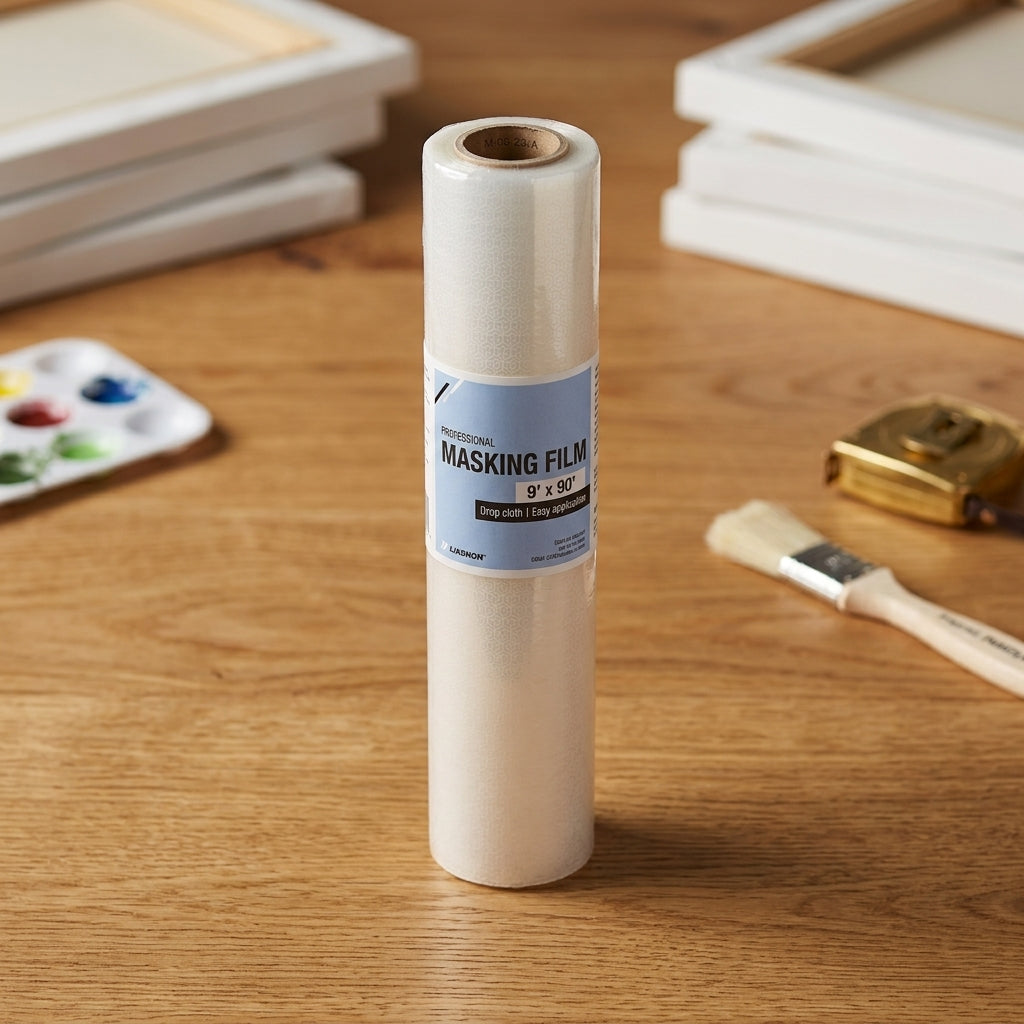 Pre-Folded Clear Masking Film Roll, 48" x 180'